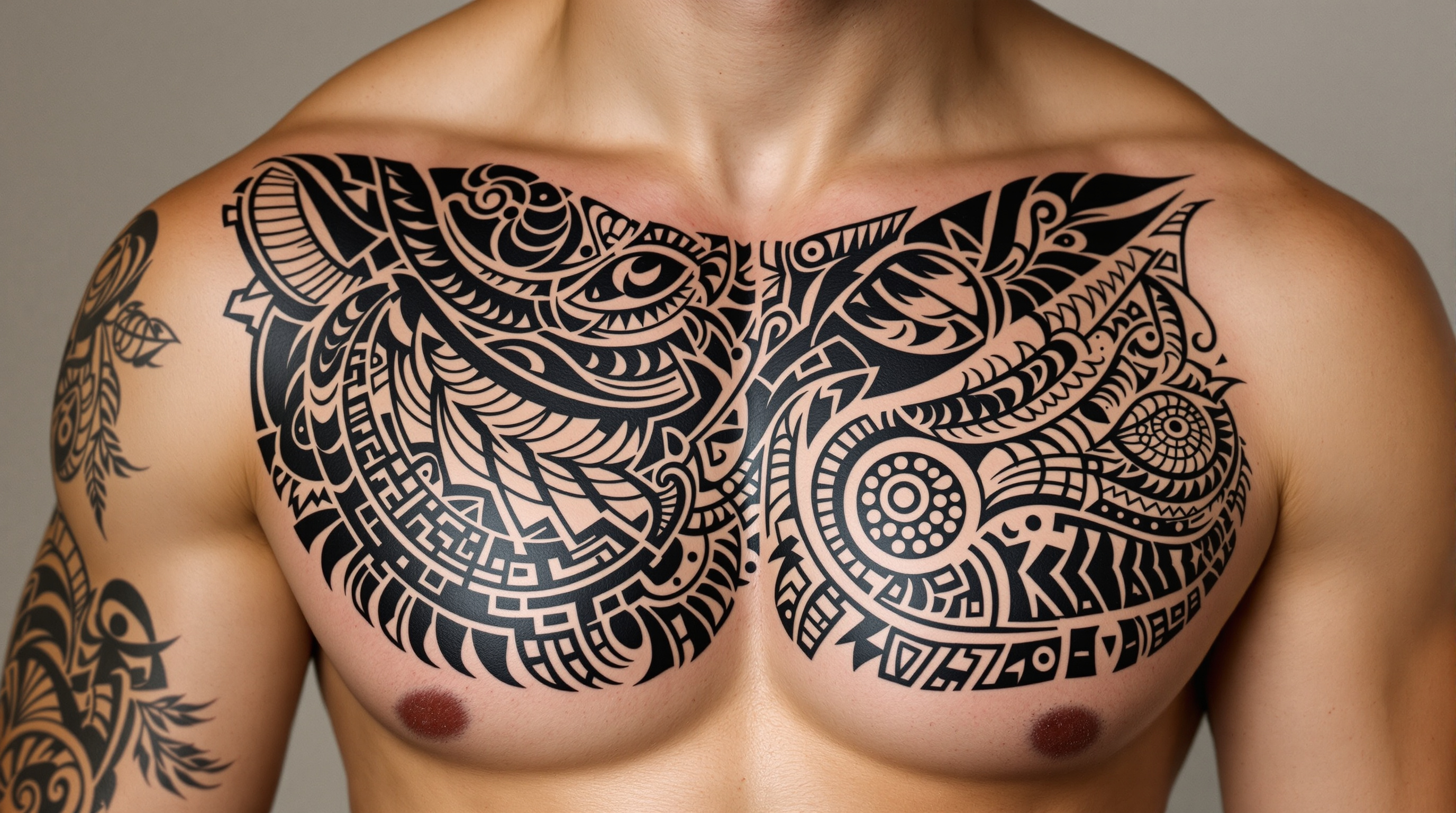 Tatouage tribal polynésien